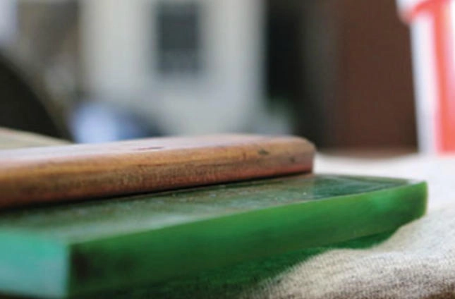 Clean Screen Printing Squeegee 1