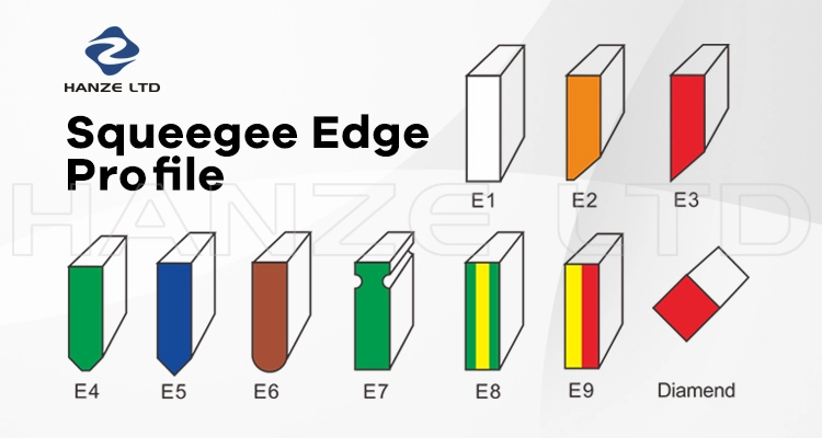 50 X 9 MM X 72INCH Squeegee Rubber 7 HZ PROFILE