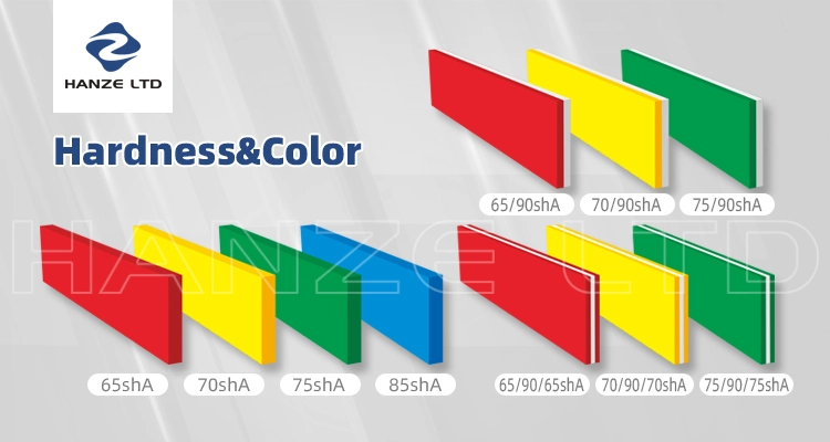50 X 9 MM X 72INCH Squeegee Rubber 6 HZ SQUEEGEE PROFILE