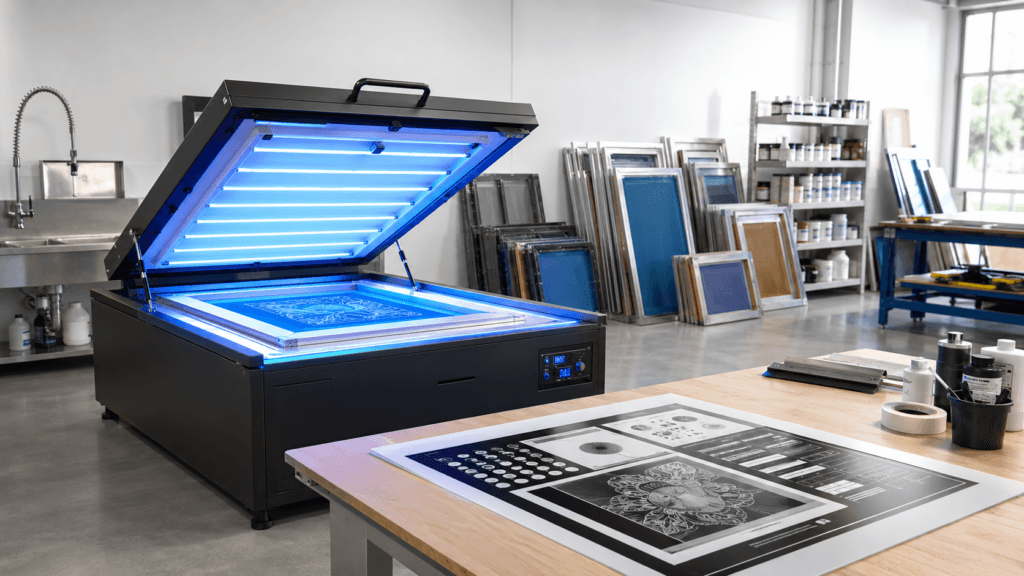 How to Choose a Screen Printing Exposure Unit | Hanze 2 How to Choose a Screen Printing Exposure Unit