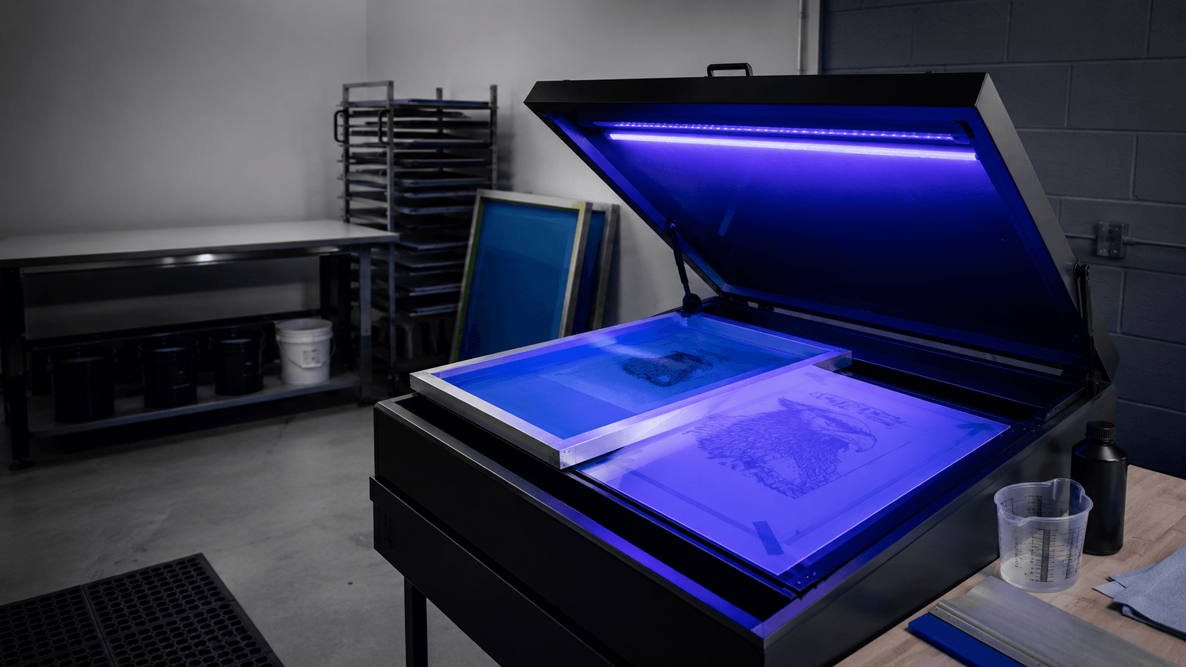 How to Expose a Screen for Screen Printing