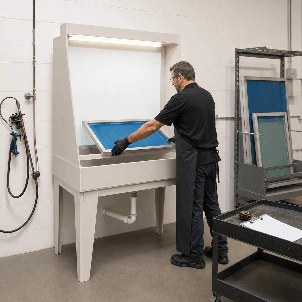 How to Choose a Screen Printing Washout Booth