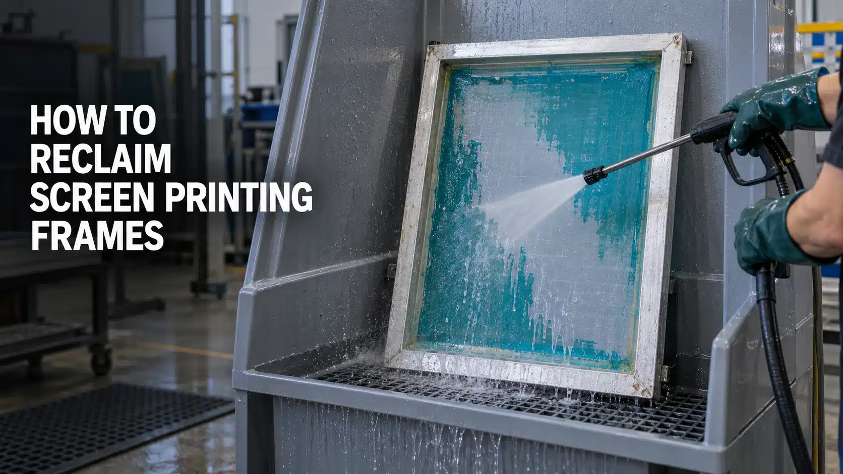 How to Reclaim Screen Printing Frames 20 Screen Frame Reclaiming in Action